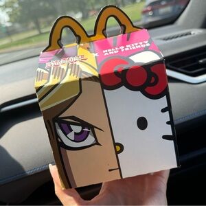 McDonald’s happy meal hello kitty x yugioh (with panini sports cards toy)